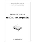 Bao cáo Tự đánh giá GD