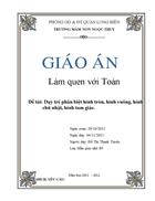 GA làm quen với Toán