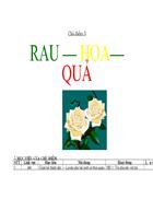 GA NT 24 36t Rau Hoa Qua