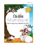 Chủ đề thế giới động vật 1