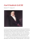 Carl Friedrich GAUSS