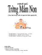 Giáo án chủ đề trường mầm non 1