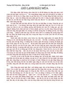 Gió lạnh đầu mùa