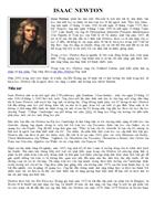 Isaac newton