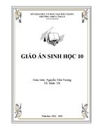 Giao an sinh 10