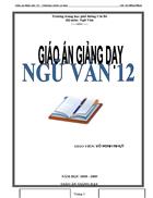 Giáo Án Ngữ Văn 12 Cả Năm