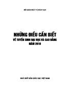 Những điều cần biết