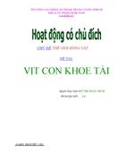 Vịt con khoe tài