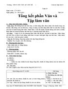 Giáo án tuần 35 Tổng kết phần văn