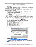 Giáo trình Microsoft word 2003