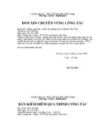 Don xin chuyen vung cong tac Co kem mau kiem diem qua trinh cong tac chuan