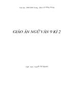 Giáo án N Văn 9 cực hay 1