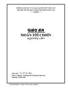 Giáo án tự chọn Ngữ văn 9 2008