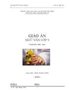 Giáo án ngữ văn 9 tuần 1 tuần 6