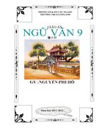 Bìa giáo án Ngữ Văn 9