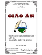 Giáo án hoạt động ngoài giờ lên lớp