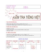 Kiêm tra tiếng việt 9