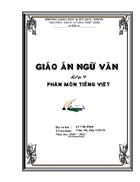 Trang bìa giáo án