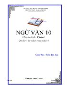 Ngữ văn 10 tuần 13 15