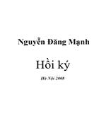 Hồi kí Nguyễn Đăng Mạnh