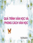 Quá trình văn học và phong cách văn học