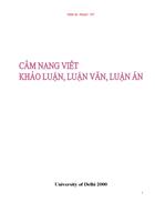 Cẩm nang viết Khảo luận luận văn luận án