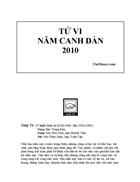 Tử vi canh dần 2010 cực hay