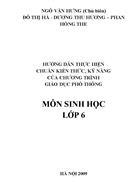 Chuẩn kiến thức kỹ năng môn Sinh học 6