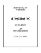 Ke hoach bo mon sinh 7 2010 2011