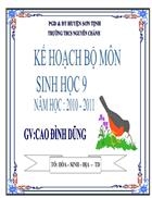 Sổ khbm sinh 9