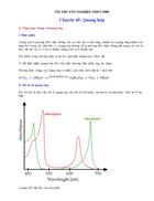 Ôn thi TN Chuyên đề Quang hợp