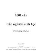 ỞiTắc nghiệm sinh học 12 mới