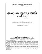 Giao an Vật LÝ 10 NC