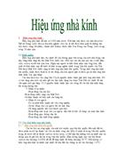 Hiệu ứng nhà kính bản word