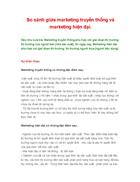 So sánh giữa marketing truyền thống và marketing hiện đại