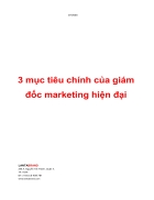 3 mục tiêu chính của giám đốc marketing hiện đại Cty LantaBrand