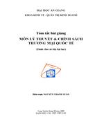 Giáo trình Lý thuyết chính sách thương mại quốc tế