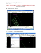 Chèn ảnh google vào autocad