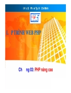 Lập Trình Web PHP cơ bản đến nâng Cao ĐH Sư Phạm 1