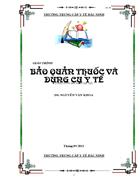 Giáo trình bảo quản thuốc và dụng cụ y tế