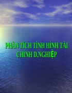 Phân tích tình hình tài chính doanh nghiệp