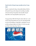 PepsiCola lên kế hoạch tung sản phẩm mới tại Trung Quốc