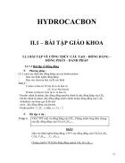 Bài tập Hidrocácbon