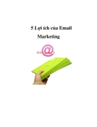 5 Loi ich cua Email Marketing