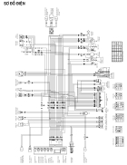 Sơ đồ mạch điện trên xe Future X fi honda