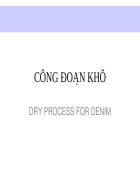 Dry process for denim