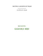 Bài giảng giáo dục học