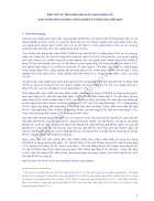 Số liệu sơ bộ về công nghiệp nông nghiệp và Dịch vụ của Việt Nam 9 tháng đầu năm 2009