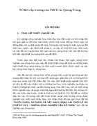 Đề tài nghiên cứu TUYỂN CHỌN SỬ DỤNG VÀ SÁT HẠCH QUAN LẠI THỜI LÊ SƠ THẾ KỶ XV NHỮNG KINH NGHIỆM CẦN KẾ THỪA