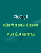 Những vấn đề cơ bản về hiến p háp và lịch sử lập hiến việt nam